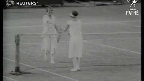 Wimbledon tennis, ladies singles (1924)