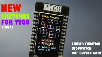 New sketches for TTGO T-Display (FREE)