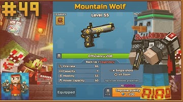 Pixel Gun 3D - Walkthrough Part #49 [Mountian Wolf lvl 55 Gameplay & Review]