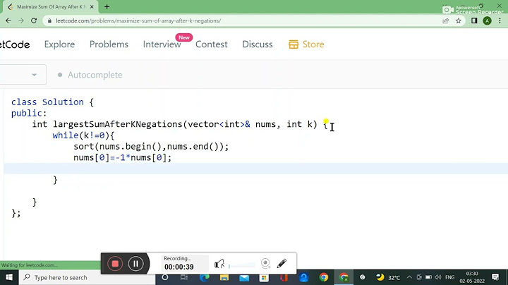 1005.  Maximize Sum Of Array After K Negations || LEETCODE SOLUTION || IN C++ || DSA