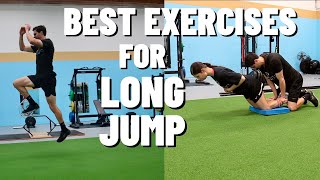 Strength Exercises For A Farther Long Jump | Strength Training For Track Long Jumpers