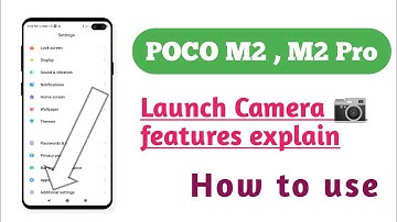 POCO M2 , M2 Pro , Launch Camera 📷 setting Hidden features How to use and Enable