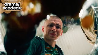 boots (2025) - cameron is forced to eat from the trash