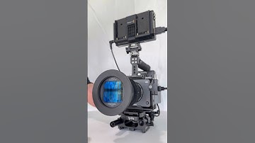 Sony fx3 anamorphic rig #fx3 #smallrig #camerarig #sonyfx3  #filmmaking #cinematography #anamorphic