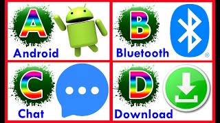 Top 3D Animation ABCD Song | A for Android | B for Bluetooth | Latest English Alphabet | ABCD Kids