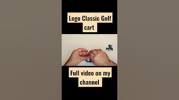 Lego Classic Golf Cart | MOC | #shorts