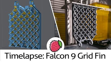 Lychee Slicer: Timelapse of Falcon 9 Grid Fin - Space X