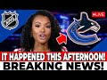 PUMP! NHL CONFIRMS! CONFIRMED NEWS FROM THATCHER DEMKO UPDATED! VANCOUVER CANUCKS NEWS TODAY!