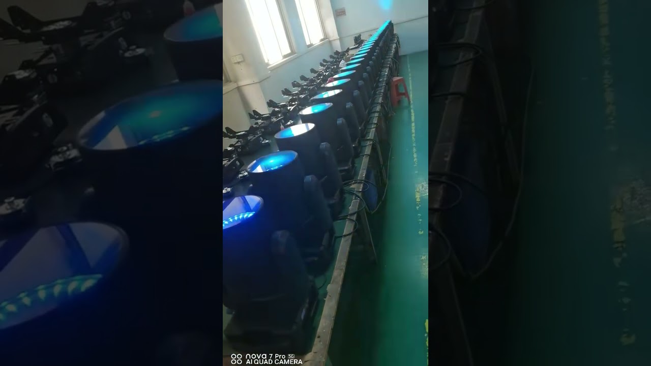 NEW LED Zoom + Wash moving head with LED pixel. Match Martin DMX channel. 