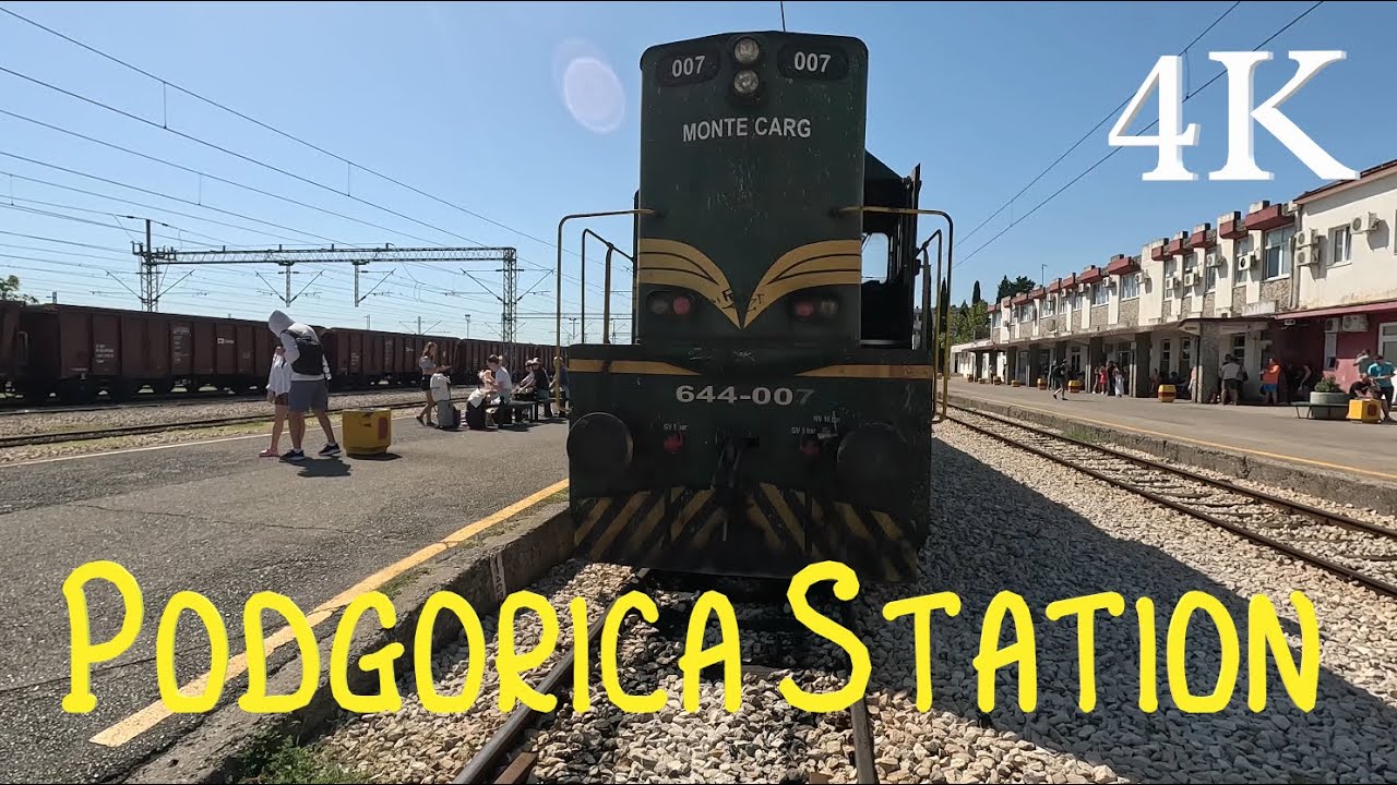 4K | Working day at the Podgorica station, MONTENEGRO