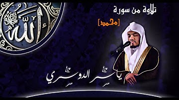 ياسر الدوسري - تلاوة من سورة محمد
