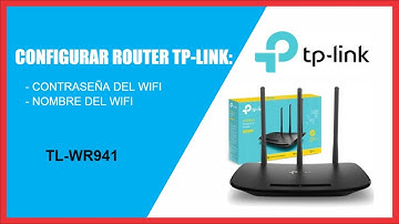 🌕 Configurar Router TP-LINK  tl wr940N