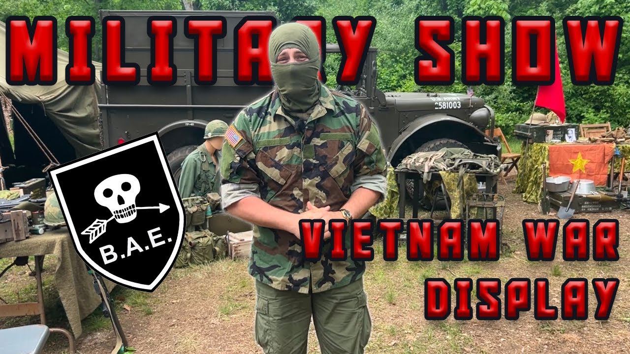 Vietnam War Display at a New England Military Gun, Gear, Vehicle Show