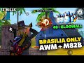 Double Sniper AWM + M82B Challenge in Brasilia || 40+ Gloowall || Free Fire || Desi Gamers