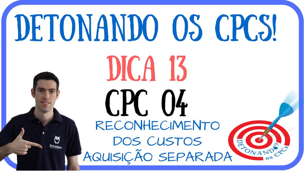 Dica #13 - Ativo Intangível (CPC 04) - Reconhecimento dos custos (aquisição separada)