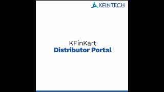 KFinKart Distributor Portal