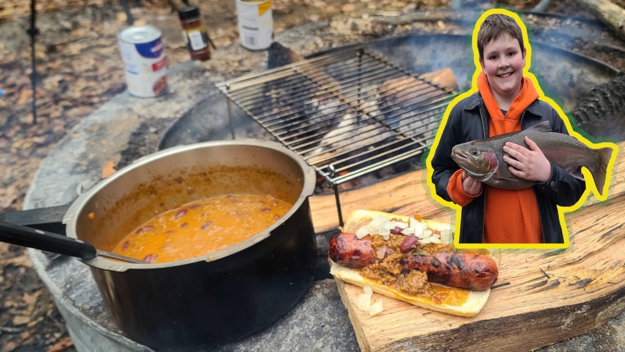 Camp and Cook at Tippy Dam! Plus a bonus SteelHead!!!!