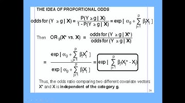 Class 8: Ordinal Logistic Regression cont