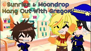 Sunrise and Moondrop Hang Out With Gregory | FNAF Security Breach | Gacha Club |
