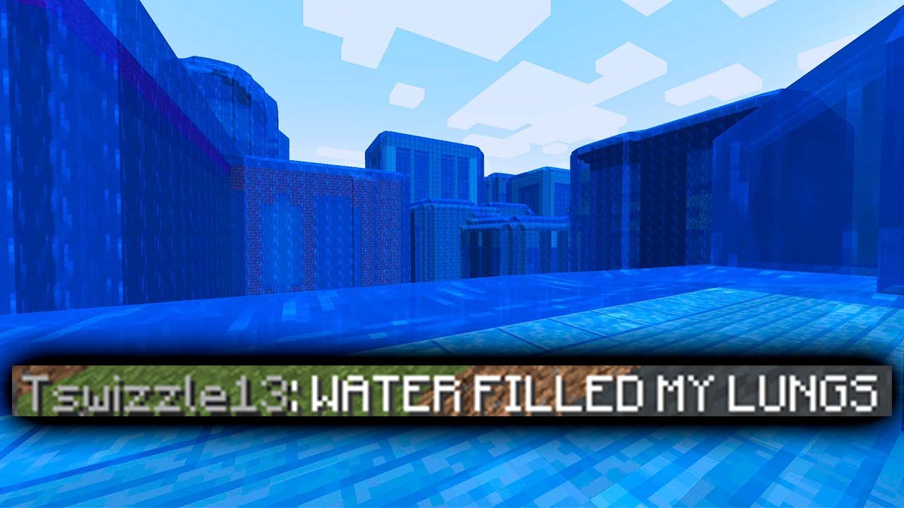 FLOODING THE ENTIRE BEDWARS MAP IN MINECRAFT!!!
