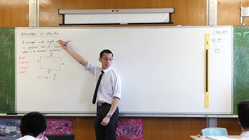 Applications of Maximisation/Minimisation (1 of 2: Largest rectangle area question)