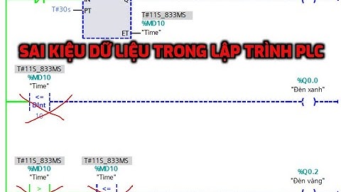 Sai Kiệu Dữ Liệu Trong Lập Trình PLC Siemens S7-1200/1500 TIA Portal Dành Cho Người Mới Bắt Đầu