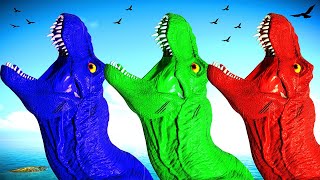 Dinosaur T-Rex Color Pack vs I-Rex vs Spinosaurus Color Dinosaurs Fight Jurassic World Evolution 2 by Ultimate vs Battle 1,942 views 3 weeks ago 12 minutes, 32 seconds