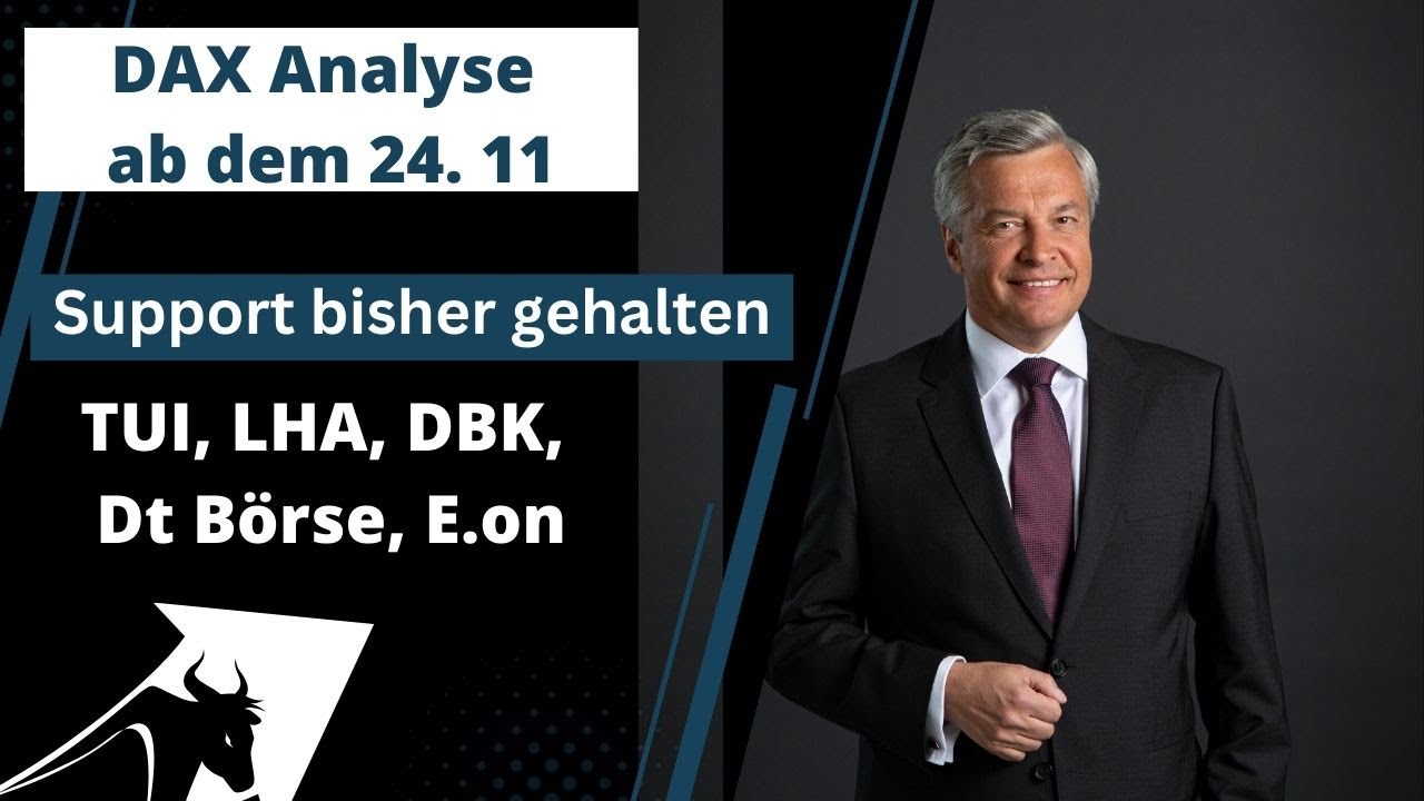 DAX Analyse ab dem 24 11 -Support bisher gehalten -