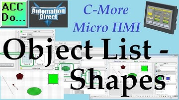Master C-More Micro HMI Objects: Add Shapes to Your Interface