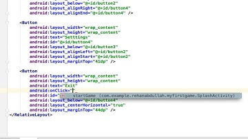 ANDROID STUDIO: Games Development || Tutorial 4 - Buttons