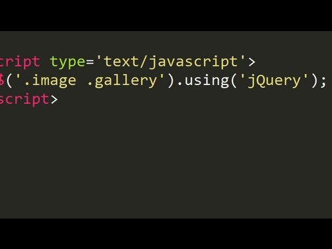 Build an image gallery using jQuery - YouTube