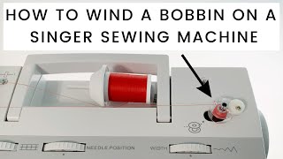 How To Wind A Bobbin On A Singer Sewing Machine Resimi