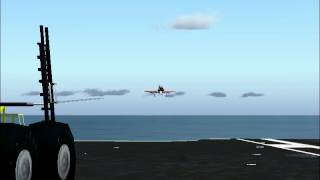 T-45 Goshawk landing on USS Gerald.R. Ford (FS2004)