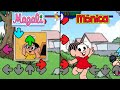 FNF VS MÔNICA E MAGALI NOVO MOD - ZUERA