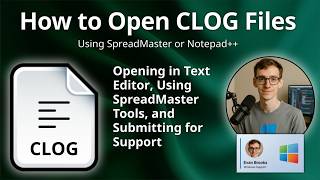 How to Open CLOG Files (SpreadMaster Client Log)