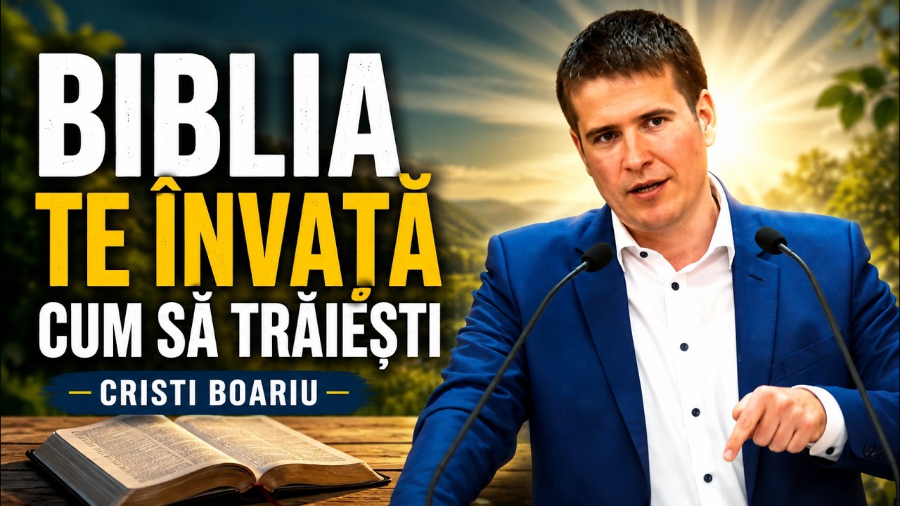 Cristi Boariu - Biblia te învață cum să trăiești - predici pentru suflet