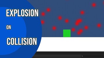 HOW TO CREATE PARTICLE SYSTEM EXPLOSION ON COLLISION IN UNITY - Unity Short Tutorials