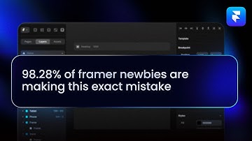 watch this BEFORE you start building Framer sites...