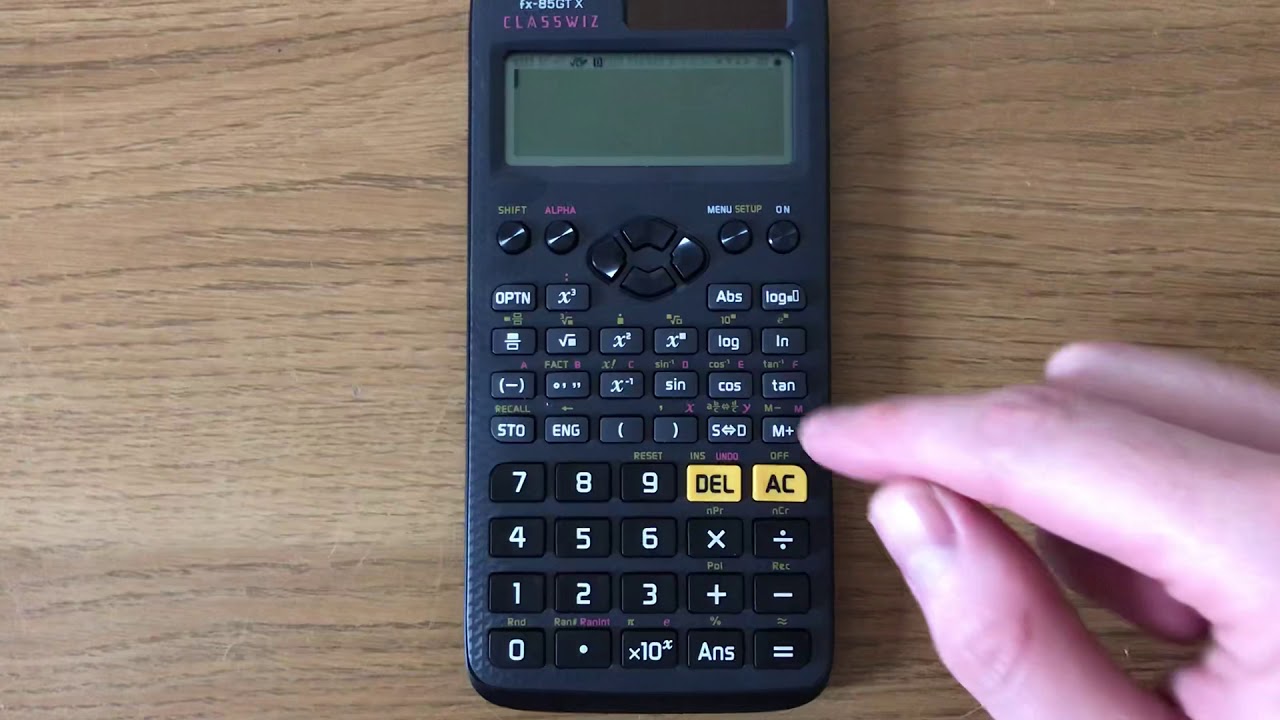 random number generator on calculator