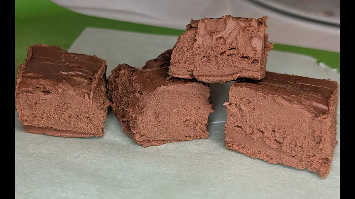 2 ingredient, high protein cottage cheese fudge