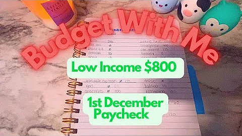 Budget With Me | First December Paycheck | Budget by Paycheck |Low Income $800