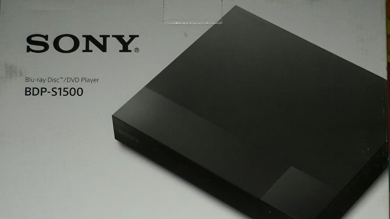 SONY Blu ray Disc/DVD Player   BDP S