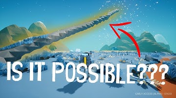 Is this even possible? Building planetary bridge in Astroneer! || PT.1