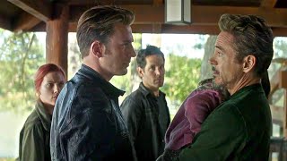 Steve, Natasha & Scott Meets Tony Stark Scene - Avengers: Endgame (2019) Movie Clip