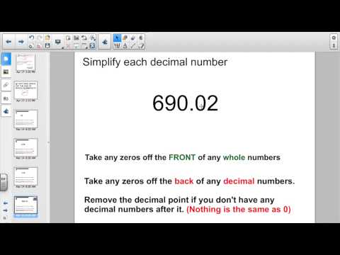 Lesson 100: Simplifying Decimal Numbers - YouTube