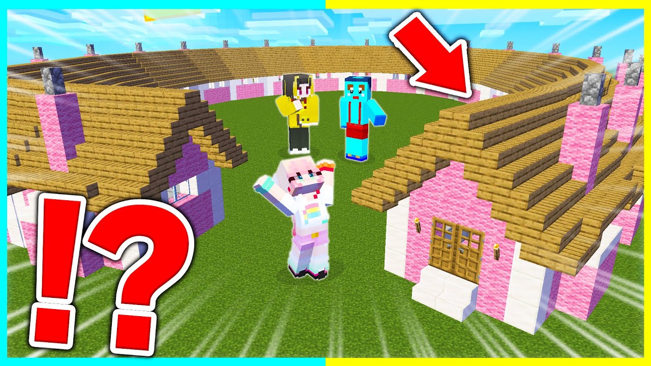 🌈 Prank on making a girl's house super long lol [Minecraft] - YouTube
