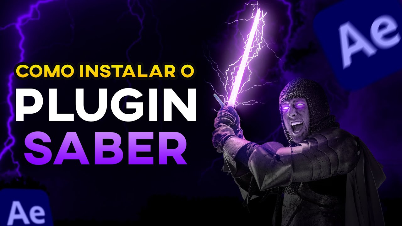 Como instalar o plugin Saber no After Effects (FREE) - YouTube
