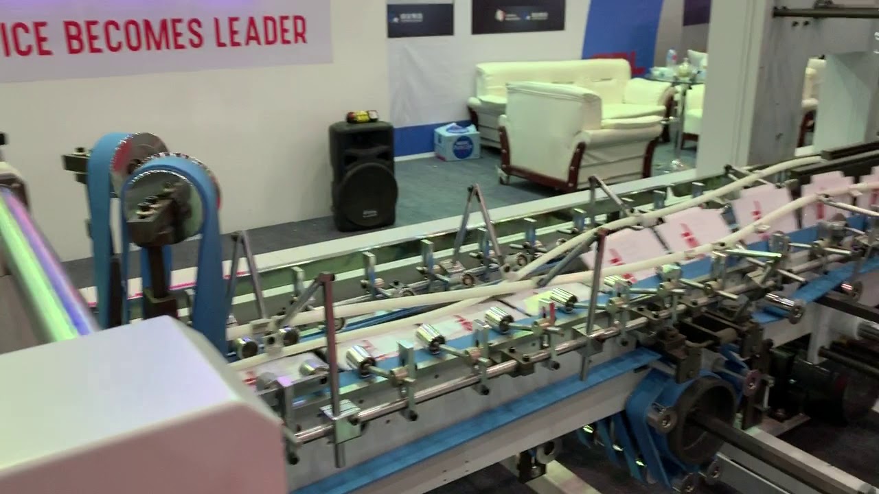 TS-1100WNV  High Speed Folding and Gluing Machine
