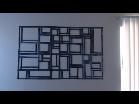 DIY: Upcycled Plastic Rectangular Wall Hanging Decor {MadeByFate} #389