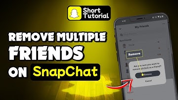 How to remove multiple friends on snapchat 2024 | Initial Solution